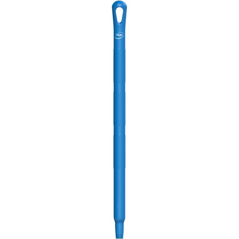 Skaft, med gevind, Vikan, 65cm, &Oslash;3,2cm, bl&aring;, glas/PP, ultra hygiejnisk
