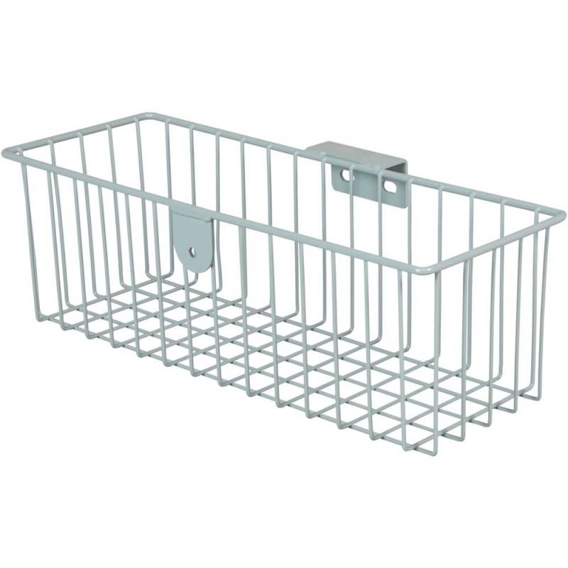 Tr&aring;dkurv, Tina Trolleys Exclusive, Exclusive, 435x195x145mm, gr&aring;, pulverlakeret st&aring;l, medium, med 1 beslag *Denne vare tages ikke retur*