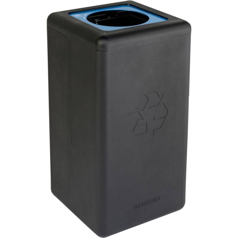 Affaldsspand, BrickBin, sort, HDPE, 65 l, sort/bl&aring;, med s&aelig;kkeholder *Denne vare tages ikke retur*