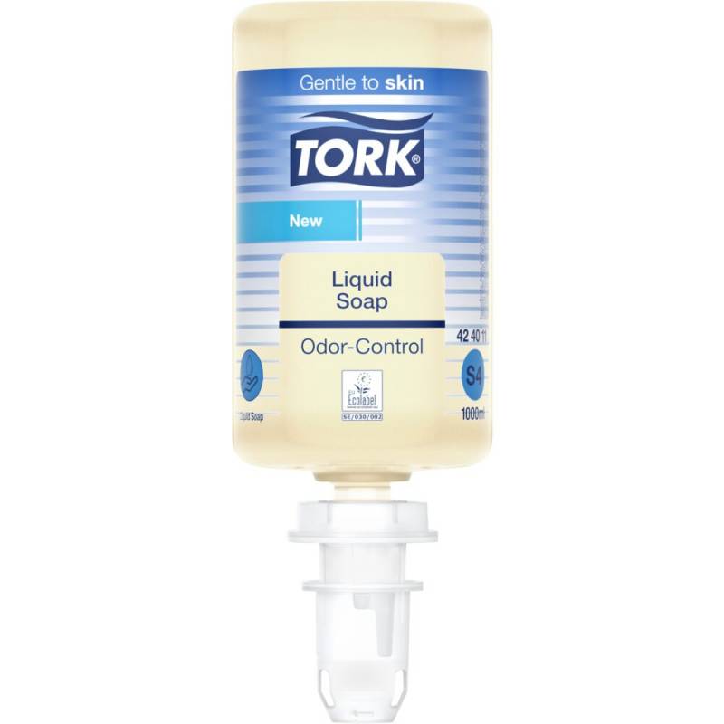 H&aring;nds&aelig;be, Tork Odor-Control, 1000 ml, uden parfume,1,0 ml pr. dosering *Denne vare tages ikke retur*