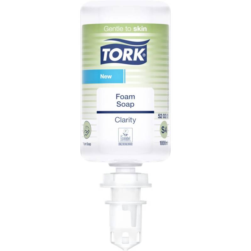 Skums&aelig;be, Tork Clarity, 1000 ml, S4, uden parfume,0,4 ml pr. dosering
