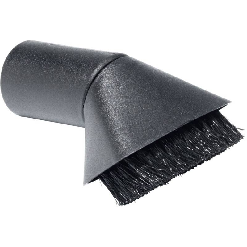 B&oslash;rstemundstykke, Nilfisk, VL100/200/500, 70mm, &Oslash;32mm, sort, plast, med b&oslash;rsteh&aring;r *Denne vare tages ikke retur*
