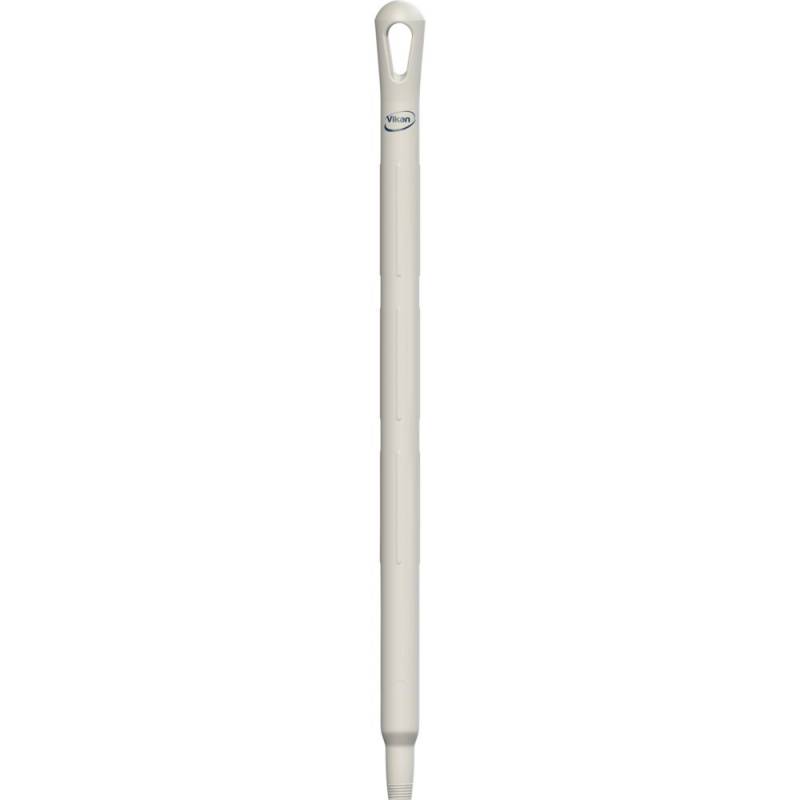 Skaft, med gevind, Vikan, 65cm, &Oslash;3,2cm, hvid, glas/PP, ultra hygiejnisk