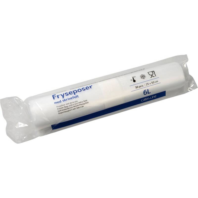 Frysepose, ABENA Cater-Line, 6 l, klar, LDPE/virgin, 25x50cm