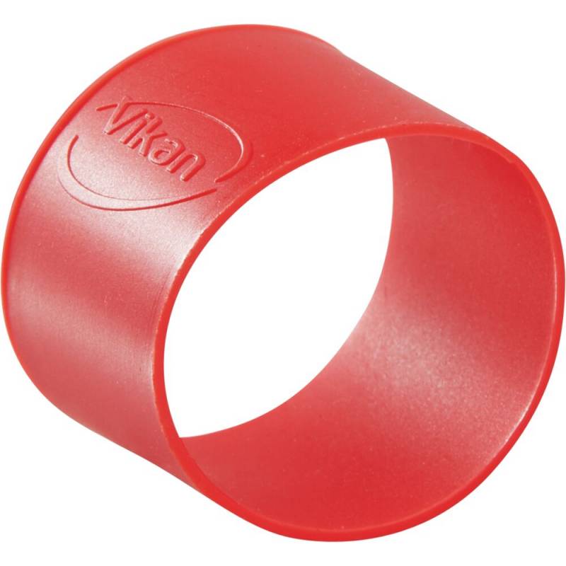 Farvekodningsb&aring;nd, til skaft, Vikan, &Oslash;40mm, r&oslash;d, gummi/silikone *Denne vare tages ikke retur*
