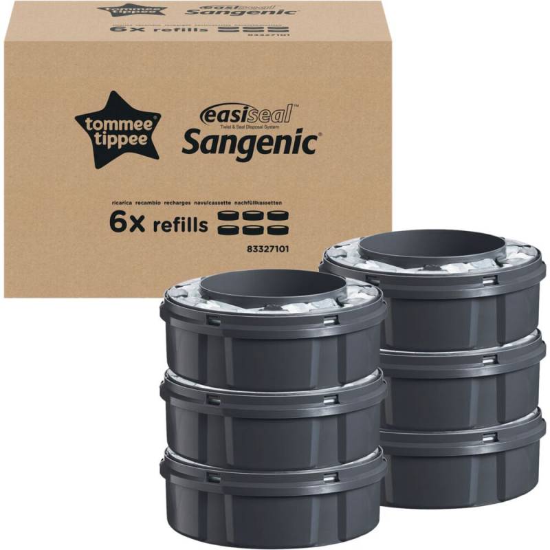 Refill, Sangenic/Easiseal, hvid, LDPE, parfumeret, mild, passer t. udg&aring;et blespand vnr. 2451 (Sangenic Easiseal Maxi)