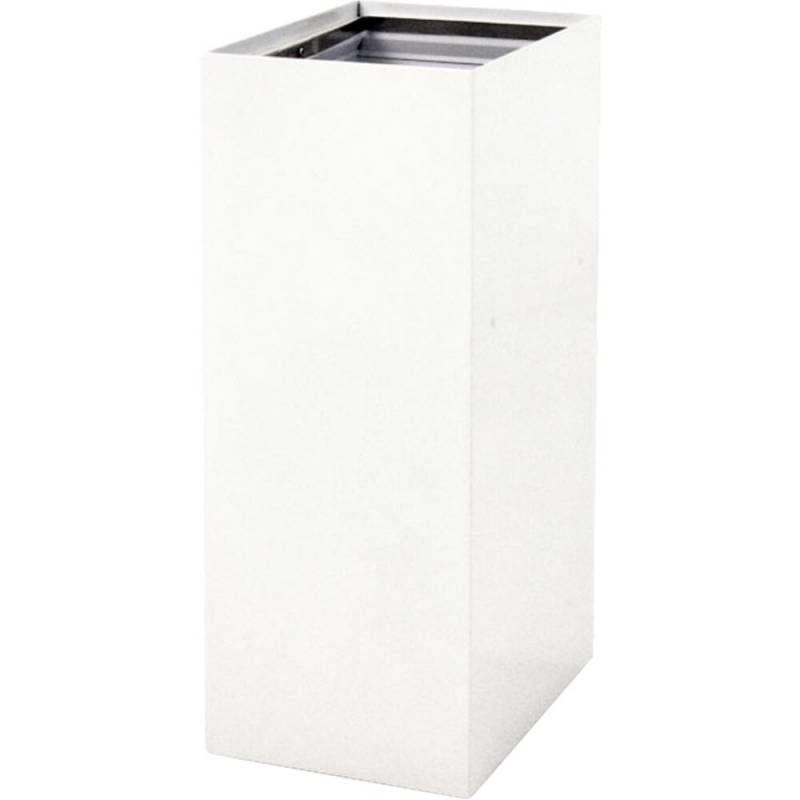 Affaldsspand, V-Part Modular waste, hvid, pulverlakeret st&aring;l, 60 l, modulopbygget til kildesortering *Denne vare tages ikke retur*