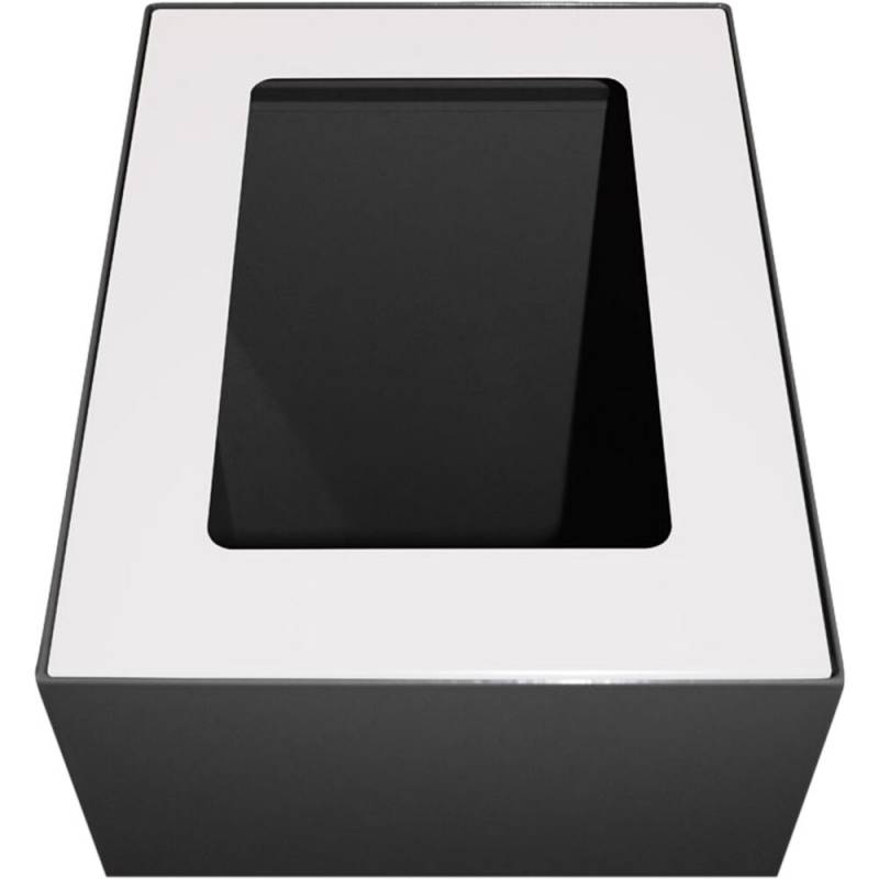 Topindsats V-Part, hvid, pulverlakeret st&aring;l, &aring;bent indkast, til modulopbygget serie, 55 og 60 liter *Denne vare tages ikke retur*