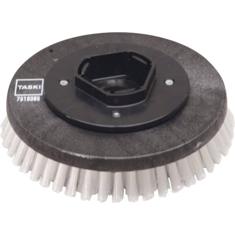 B&oslash;rste, Diversey TASKI, Swingo 955/1255/2100/5000/Ultimaxx DD55, 11", &Oslash;280mm, hvid, nylon, til opskuring *Denne vare tages ikke retur*