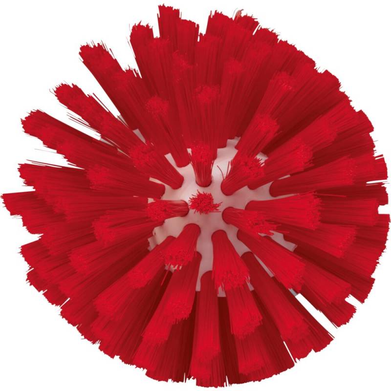R&oslash;rb&oslash;rstehoved, Vikan, 16cm, &Oslash;17,5cm, r&oslash;d, polyester/PP/rustfrit st&aring;l, medium *Denne vare tages ikke retur*