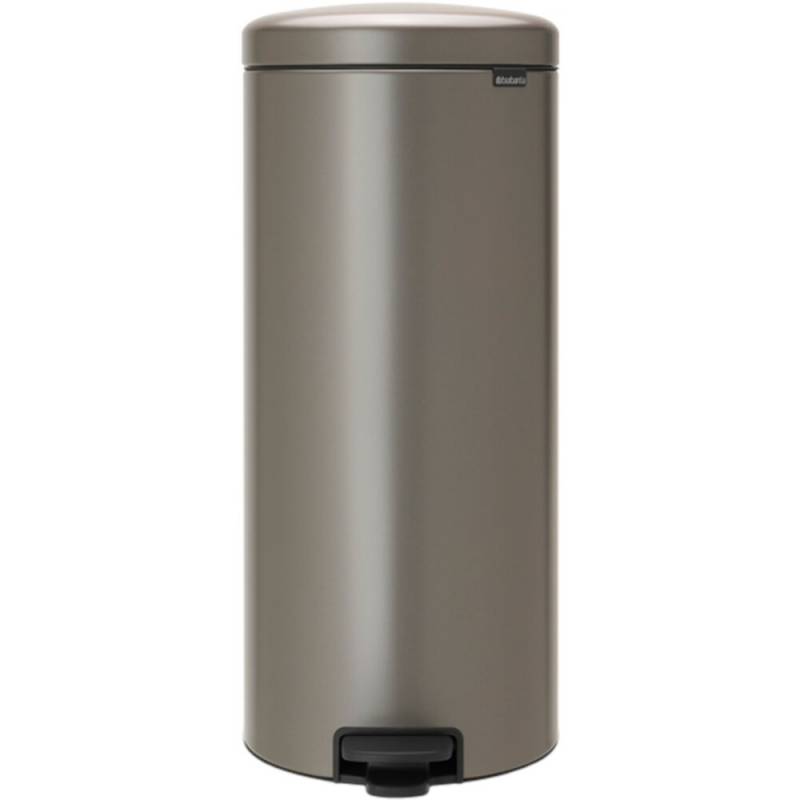 Pedalspand, Brabantia newIcon, platinum, rustfrit st&aring;l, 30 l, plast inderspand, og soft close l&aring;g *Denne vare tages ikke retur*