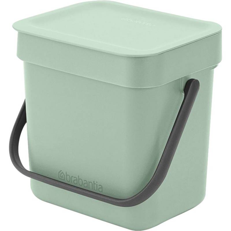 Affaldsspand, Brabantia Sort & Go, jade gr&oslash;n, plast, 3 l, ekskl. v&aelig;gbeslag *Denne vare tages ikke retur*