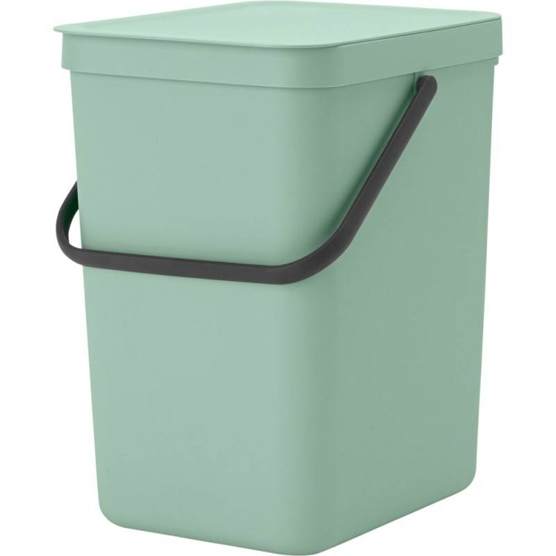 Affaldsspand, Brabantia Sort & Go, jade gr&oslash;n, plast, 25 l, ekskl. v&aelig;gbeslag *Denne vare tages ikke retur*