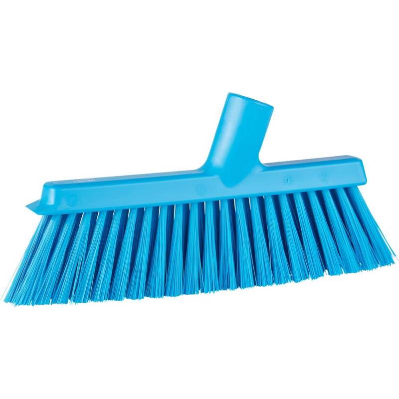 Fejekost, Vikan, bl&aring;, polyester/PP/rustfrit st&aring;l, 25 cm, medium *Denne vare tages ikke retur*