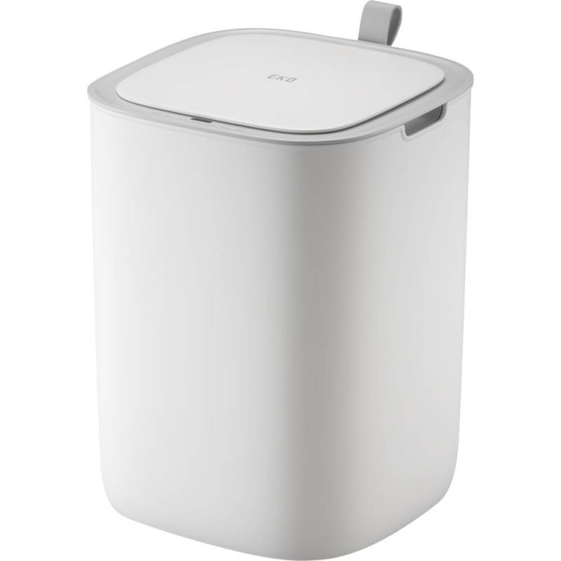 Affaldsspand, Morandi, hvid, plast, 12 l, med sensor og touch l&aring;g *Denne vare tages ikke retur*