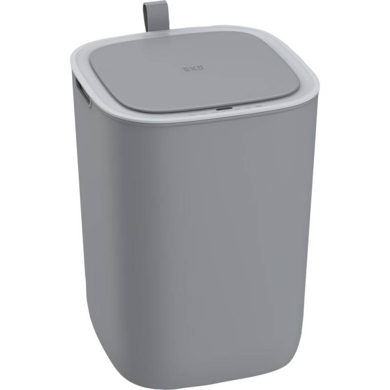 Affaldsspand, Morandi, gr&aring;, plast, 12 l, med sensor og touch l&aring;g *Denne vare tages ikke retur*