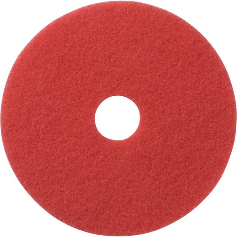Gulvrondel, Diversey TASKI, Americo Pad, 17", &Oslash;430mm, r&oslash;d, RPET, til daglig reng&oslash;ring *Denne vare tages ikke retur*