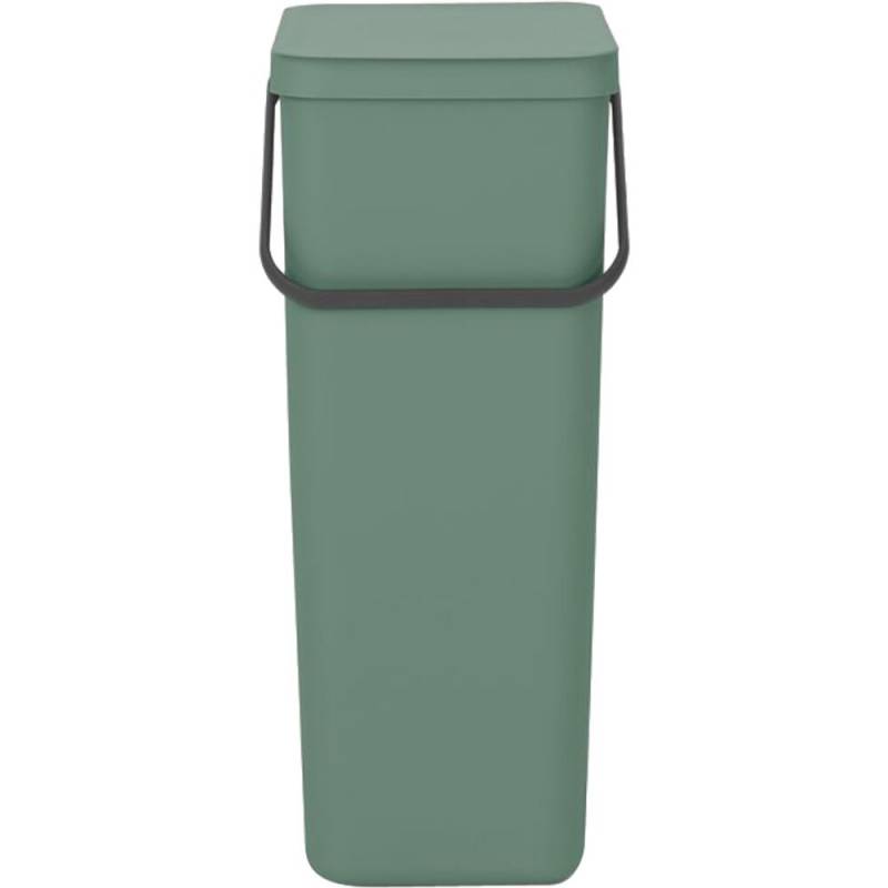 Affaldsspand, Brabantia Sort & Go, gr&oslash;n, plast, 40 l, ekskl. v&aelig;gbeslag *Denne vare tages ikke retur*