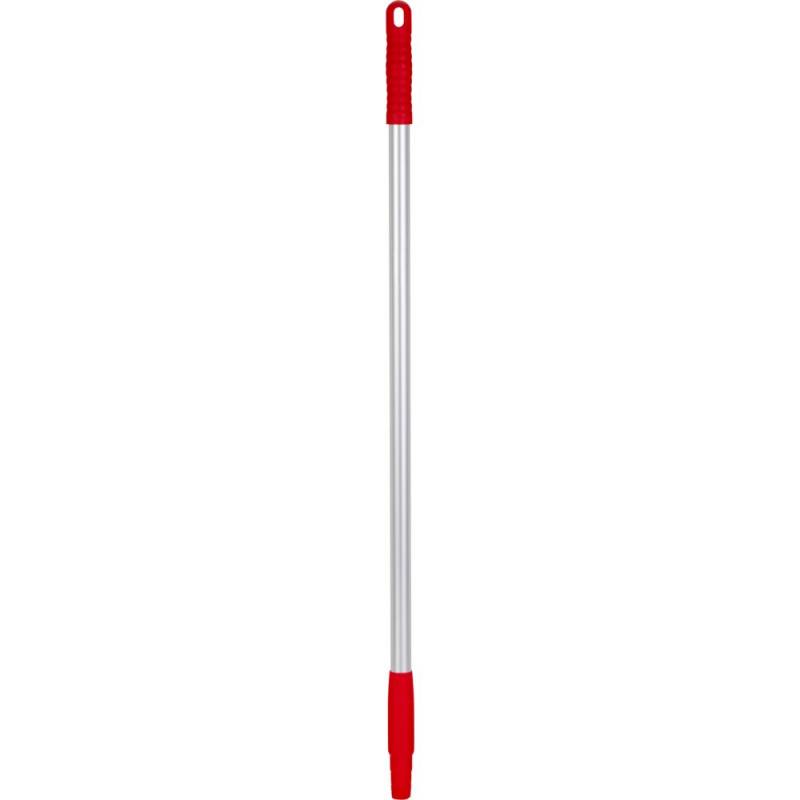 Skaft, med gevind, Vikan, 84cm, &Oslash;2,2cm, r&oslash;d, aluminium/PP *Denne vare tages ikke retur*