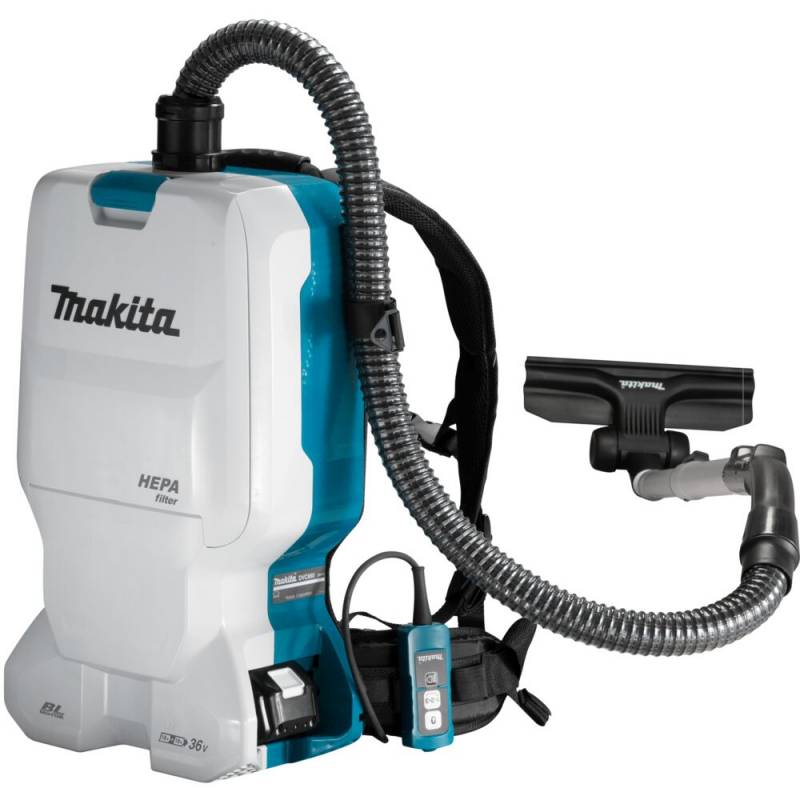 Rygst&oslash;vsuger, Makita LXT, 18V, 1-rums, 6 l *Denne vare tages ikke retur*