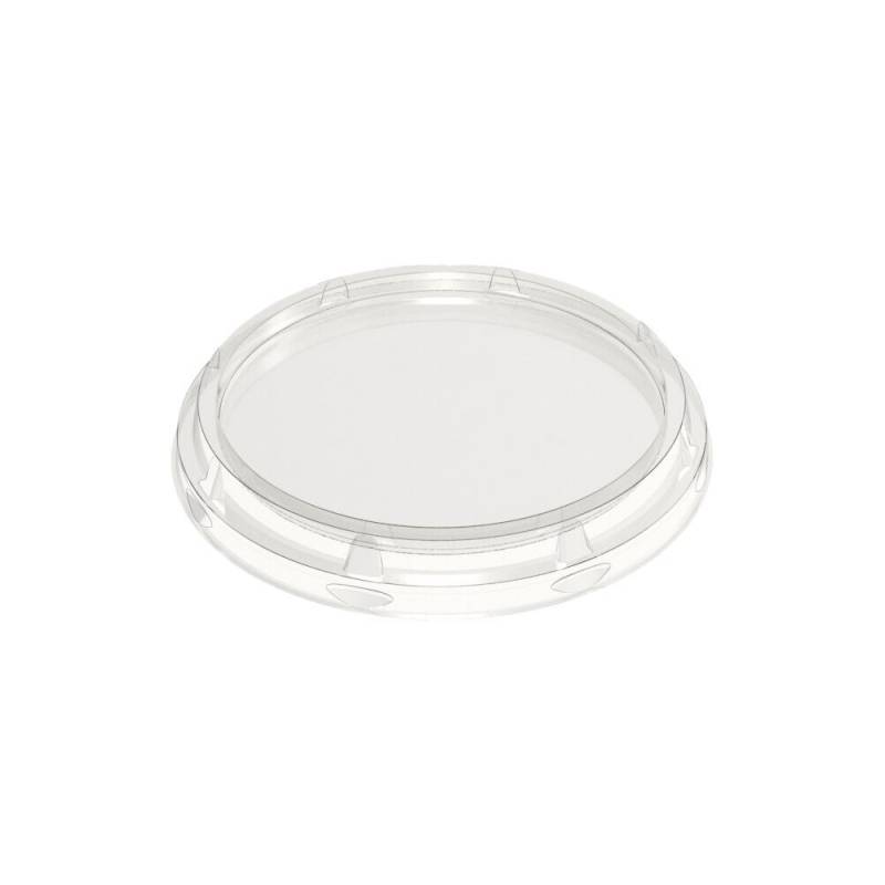 Snap-on l&aring;g, M 5095-1, 1,16cm, &Oslash;9,89cm, klar, APET, 50 % RPET - 50 % PET