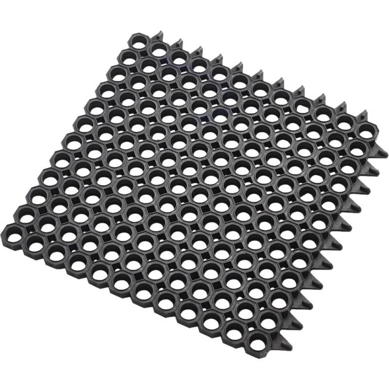 Modulm&aring;tte, 50x50x2,3cm, sort, gummi *Denne vare tages ikke retur*