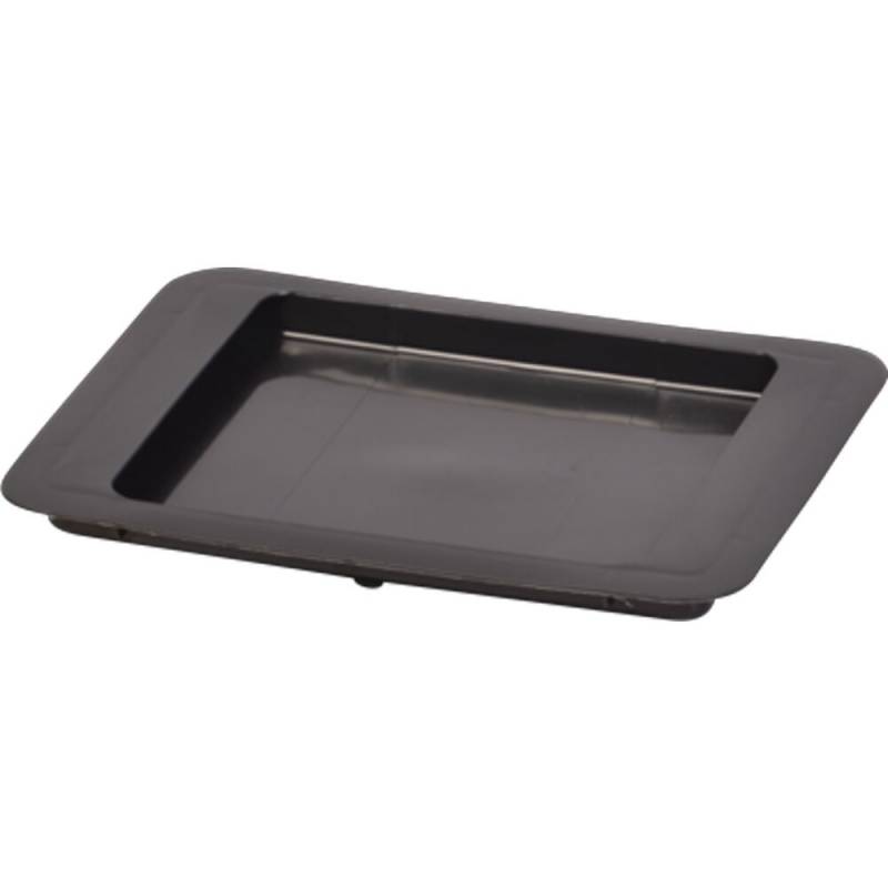 L&aring;g, Aved&oslash;re, 24,6x19,2x2,1cm, sort, genanvendt plast, til 10 ltr. affaldsspand