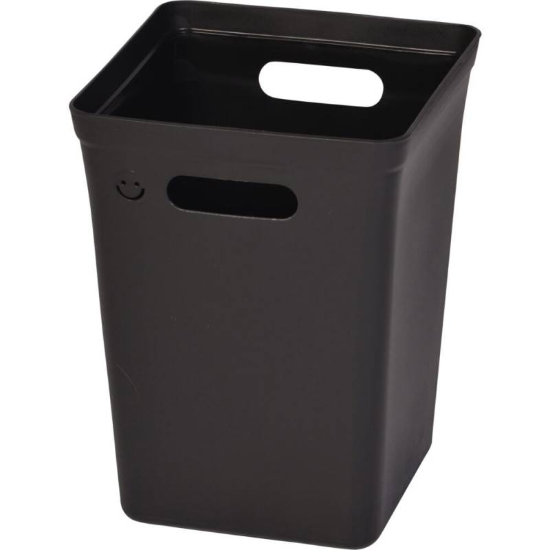 Affaldsspand, Aved&oslash;re, sort, plast/genanvendt, 15 l, genanvendt plast