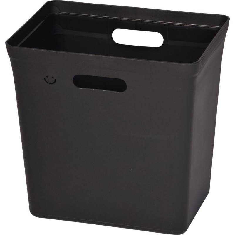 Affaldsspand, Aved&oslash;re, sort, plast/genanvendt, 20 l, genanvendt plast