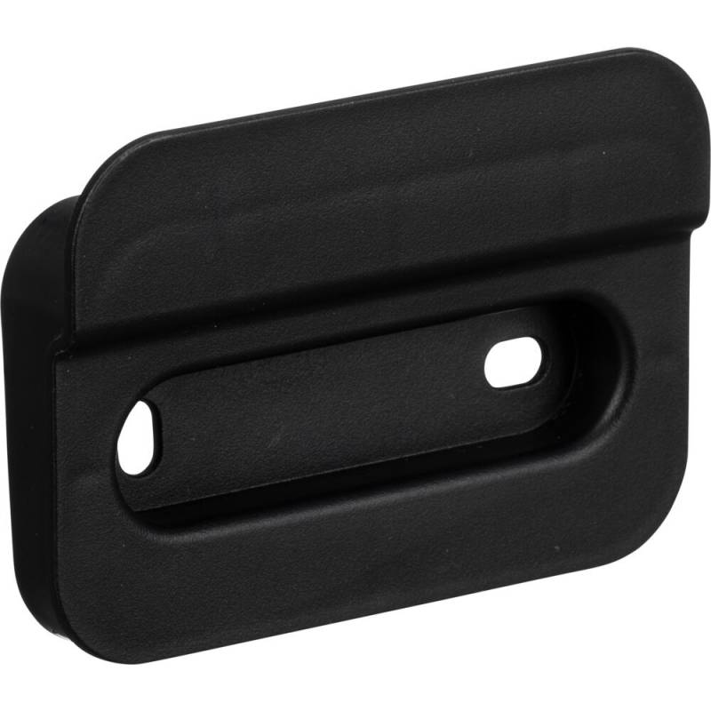 V&aelig;gbeslag, Aved&oslash;re, 92x19x67mm, sort, genanvendt plast, t/affaldssystem