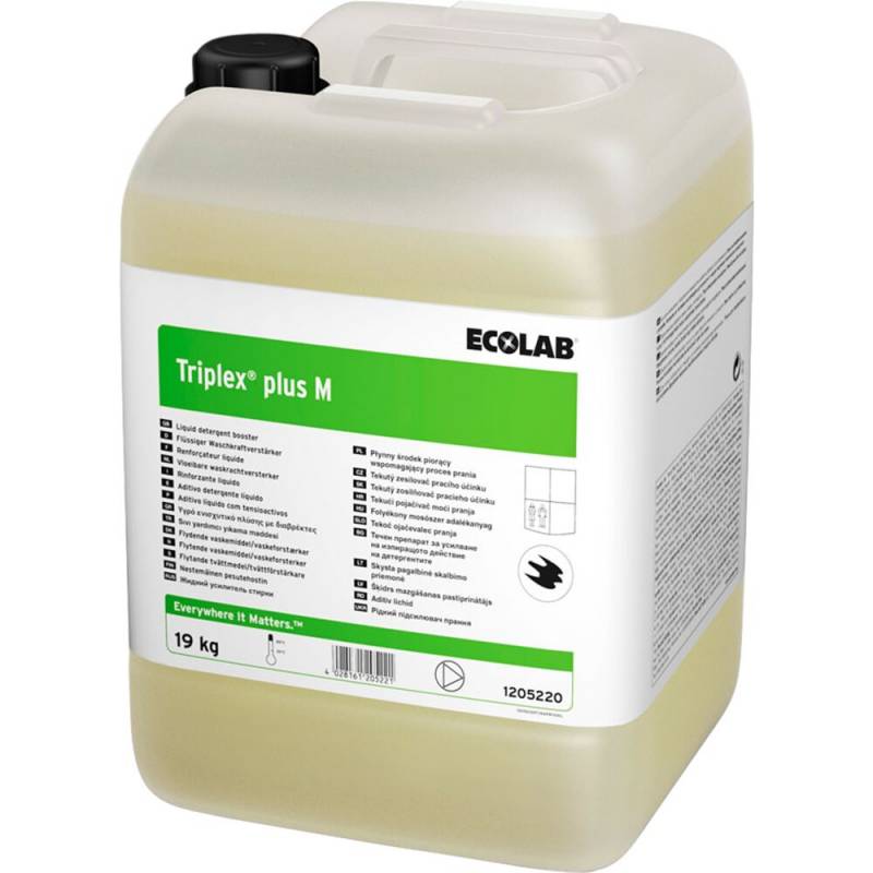 Vaskeforst&aelig;rker, Ecolab Triplex Plus M, 20 l, uden farve og parfume *Denne vare tages ikke retur*