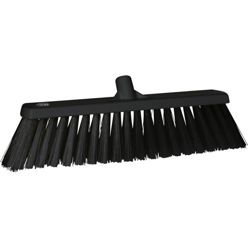 Fejekost, Vikan, sort, polyester/PP/rustfrit st&aring;l, 53 cm, meget stiv *Denne vare tages ikke retur*