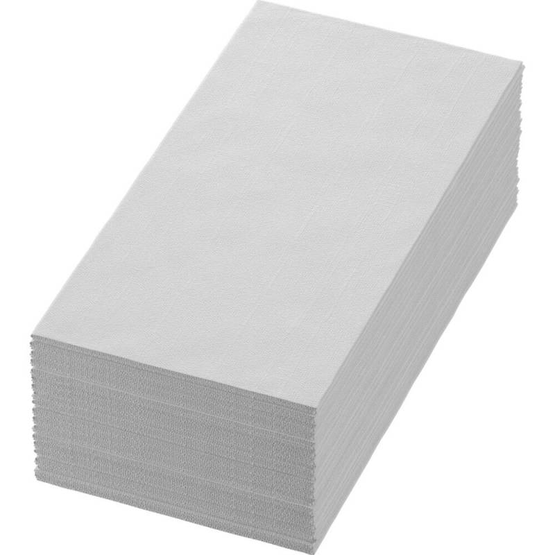 Middagsserviet, Dunisoft, 1/8 fold, 40x40cm, hvid, bio
