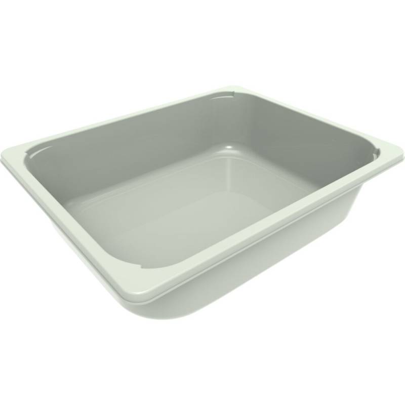 Bakke, C 2325-1B, 32,5x26,5x8cm, 5100 ml, evolve, CPET, 1-rums, 5100 ml, standard serie, 1/2 GN, 72% RPET + 28% PET