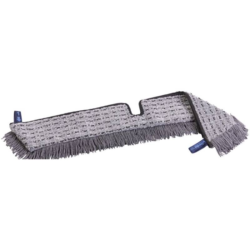 Moppe, Vileda Swep Duo r-MicroCombi Pro, gr&aring;, polyester, 85 cm lommer, 51% genanvendt *Denne vare tages ikke retur*