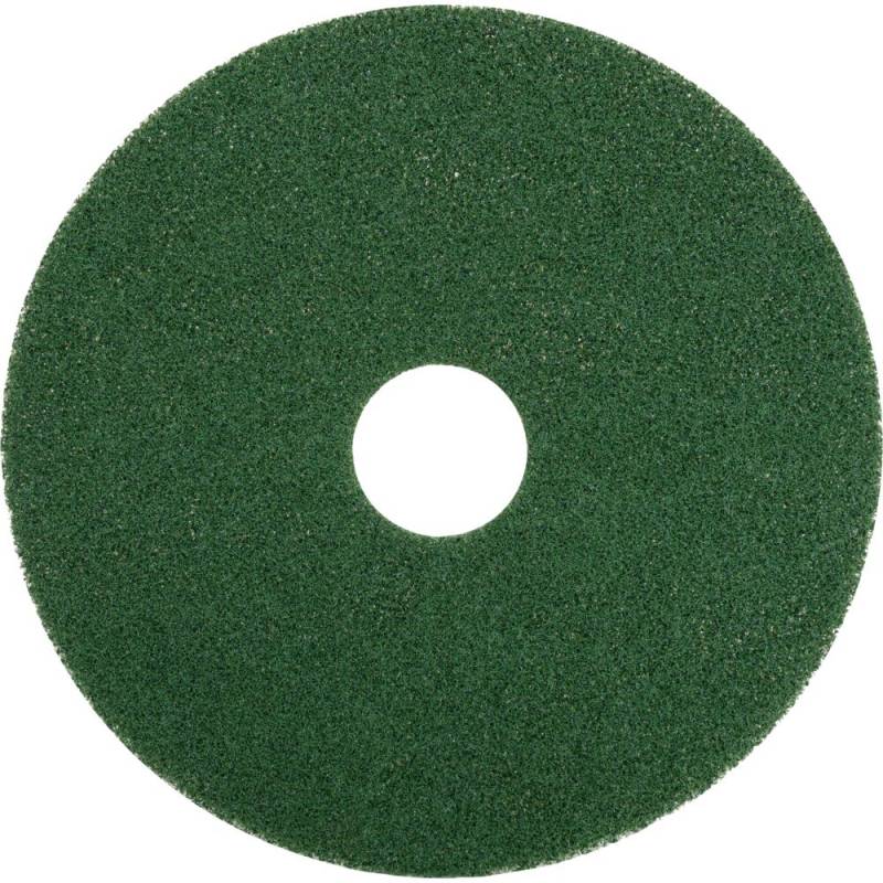 Gulvrondel, 16", &Oslash;406mm, gr&oslash;n, genanvendt PET fiber, til grovere reng&oslash;ring *Denne vare tages ikke retur*