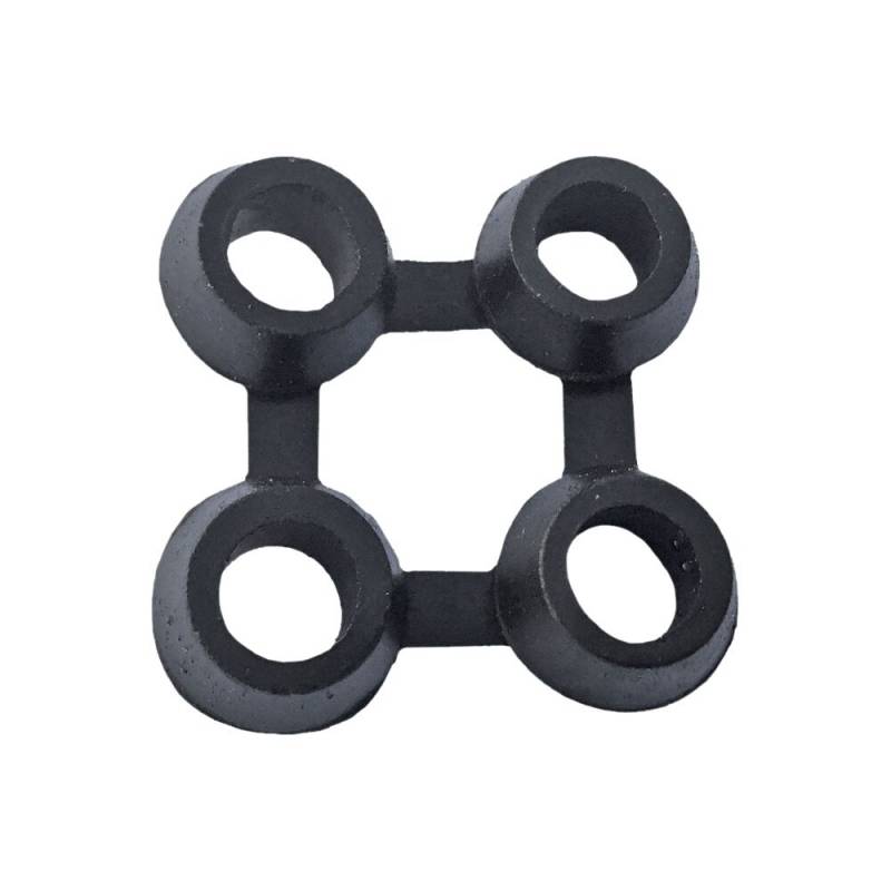 Samleled, 23mm, sort, gummi, pakke &aacute; 10 stk. *Denne vare tages ikke retur*