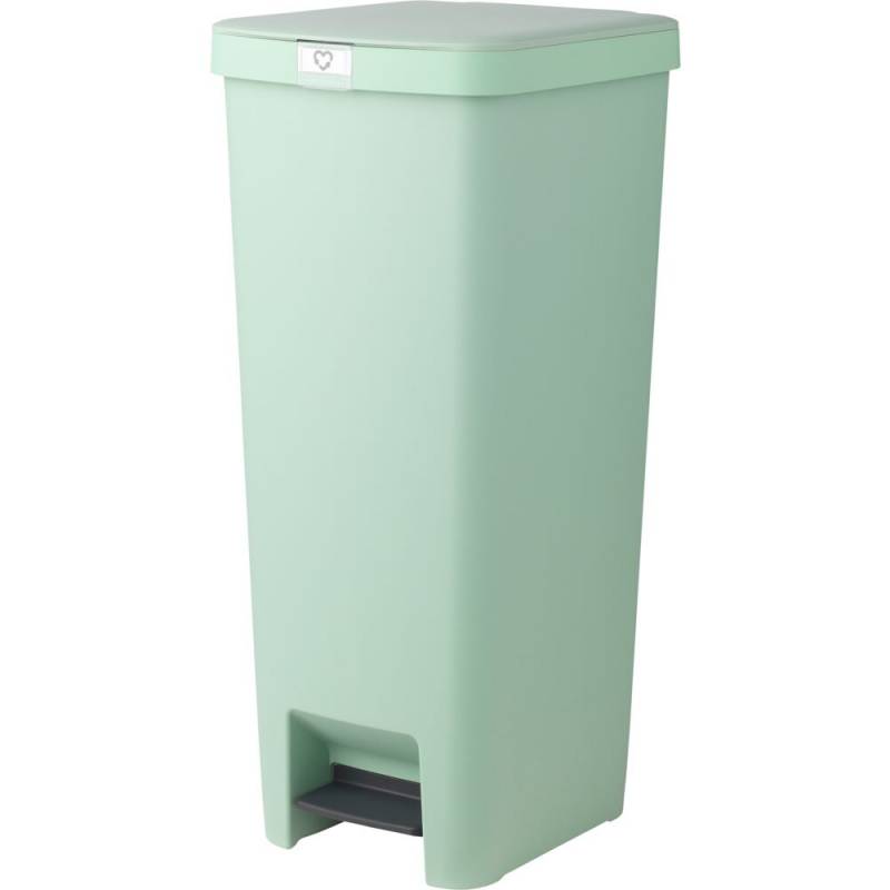 Pedalspand, Brabantia StepUp, jade gr&oslash;n, genanvendt plast, 40 l, med soft close l&aring;g *Denne vare tages ikke retur*