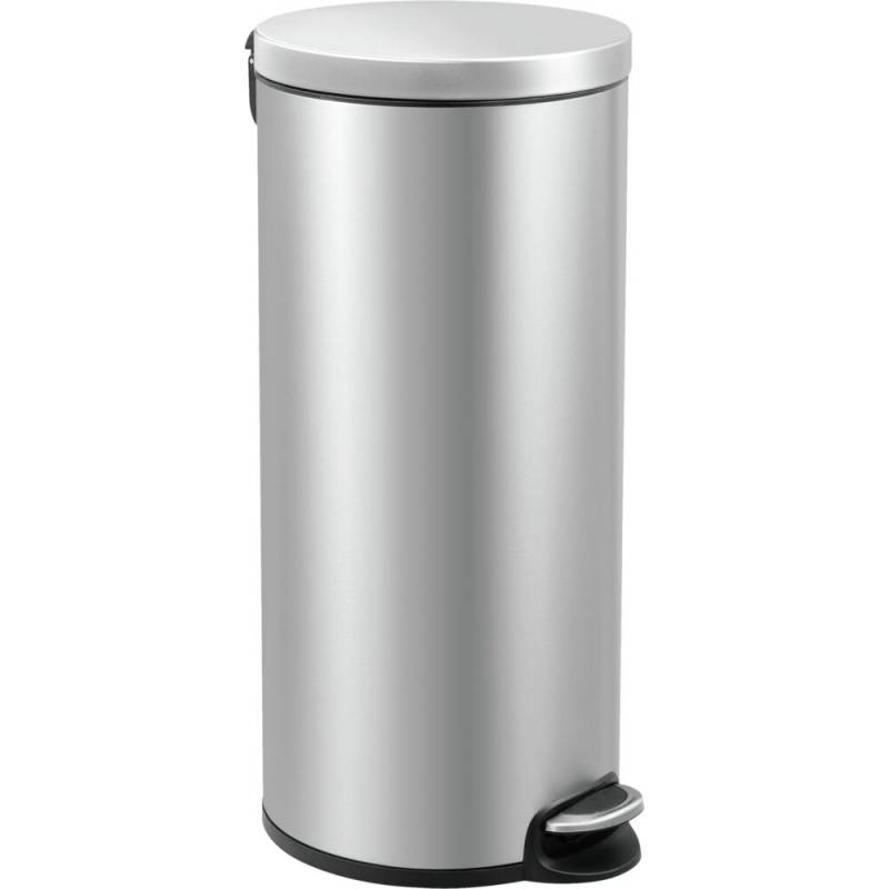 Pedalspand, EKO Serene, st&aring;l mat, rustfrit st&aring;l, 30 l, med plast inderspand og soft close