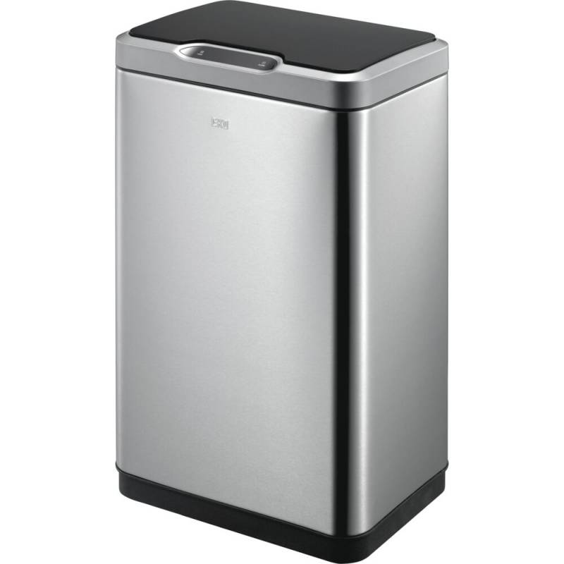 Affaldsspand, EKO Mirage Sensor, st&aring;l mat, rustfrit st&aring;l, 30 l, med plast inderspand og soft close, fingeraftryksfri