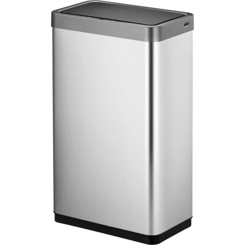 Affaldsspand, EKO Mirage X Sensor, st&aring;l mat, rustfrit st&aring;l, 80 l, med plast inderspand og soft close, fingeraftryksfri