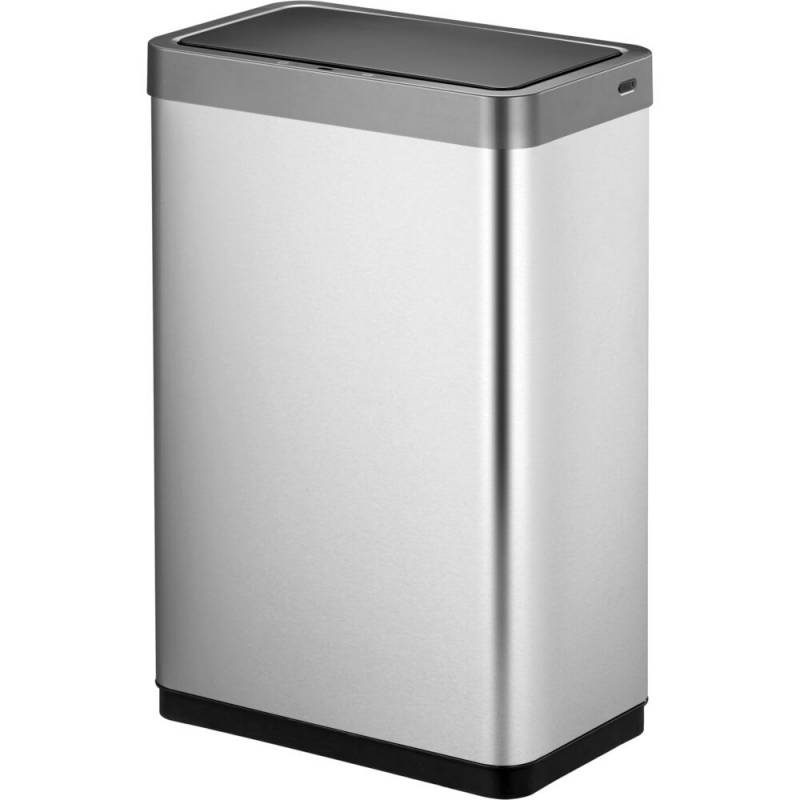 Affaldsspand, EKO Mirage X Sensor, st&aring;l mat, rustfrit st&aring;l, 2-rums, 2x20 l, med sensor