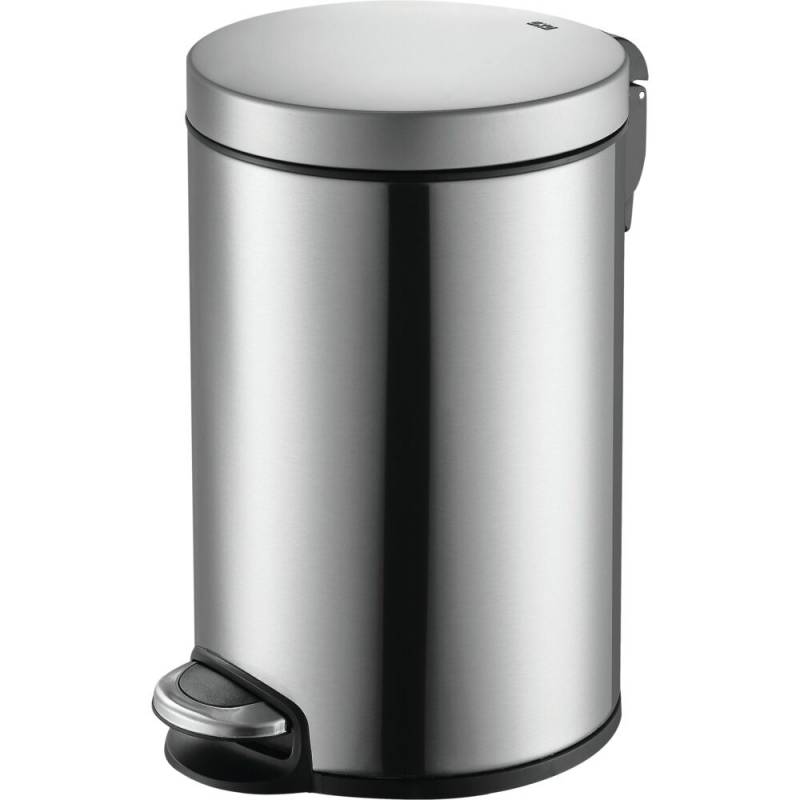 Pedalspand, EKO Serene, st&aring;l mat, rustfrit st&aring;l, 8 l, med plast inderspand og soft close