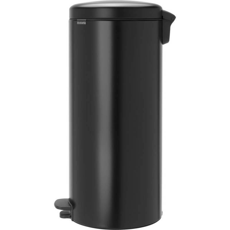 Pedalspand Brabantia newIcon, sort mat, st&aring;l, 30 l, plast inderspand, og soft close l&aring;g