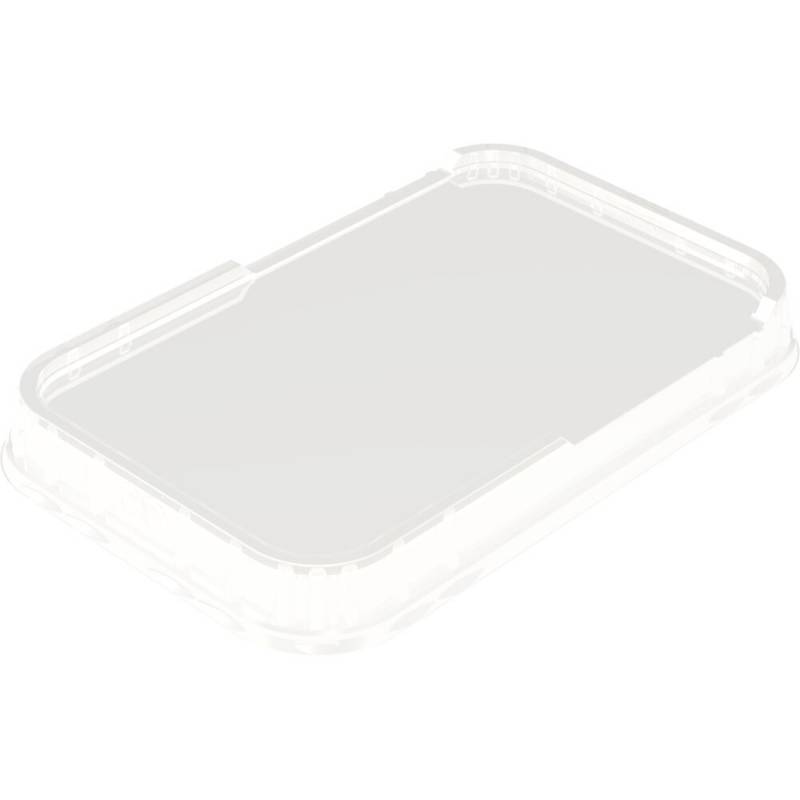 Snap-on l&aring;g, K 523202-1, 23,8x15,3x2,5cm, klar, APET, til standard bakke