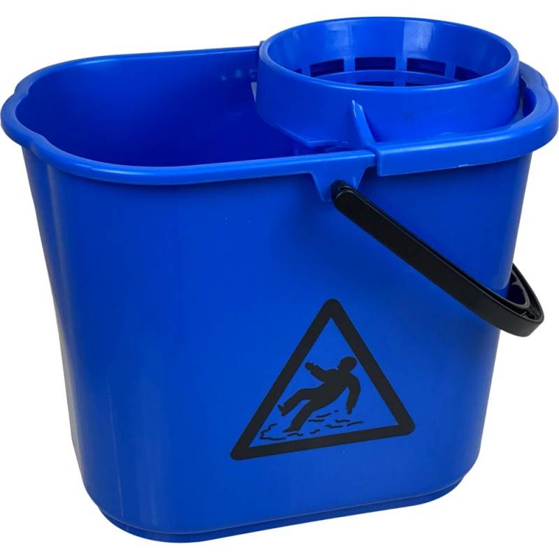 Moppespand, 36x23x27cm, 12 l, bl&aring;, plast