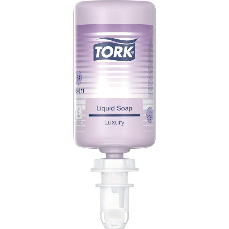 H&aring;nds&aelig;be, Tork S4 Luksus, 1000 ml, med farve og parfume, 1 ml pr. dosering *Denne vare tages ikke retur*