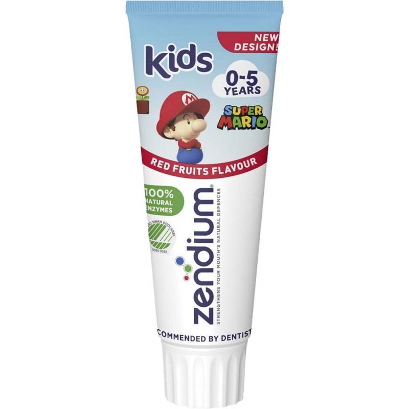 Tandpasta, Zendium Kids, 75 ml, 0-5 &aring;r, 1000 ppm