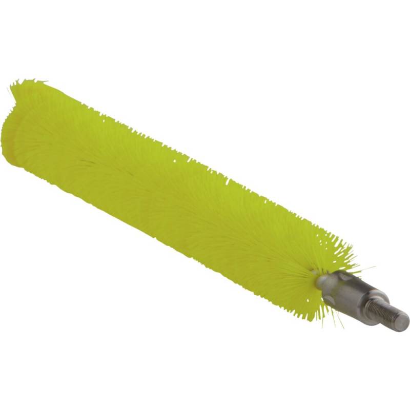 R&oslash;rrenserhoved, Vikan, 20cm, &Oslash;2cm, gul, polyester/PP/rustfrit st&aring;l, medium *Denne vare tages ikke retur*