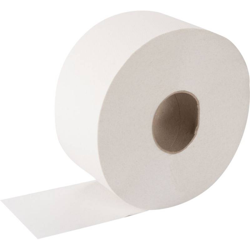 Jumborulle, ABENA Care-Ness Classic, 3-lags, Mini, 150m x 9,2cm, &Oslash;18,5cm, hvid, blandingsfibre